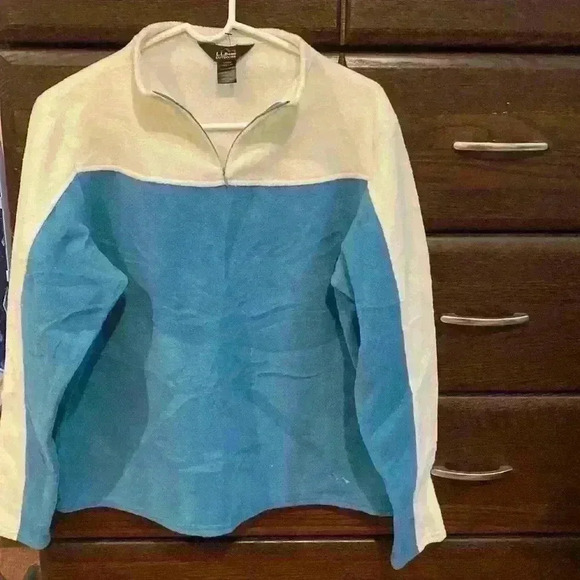 LL Bean outdoors fleece  1/4 zip women’s large - Picture 2 of 7